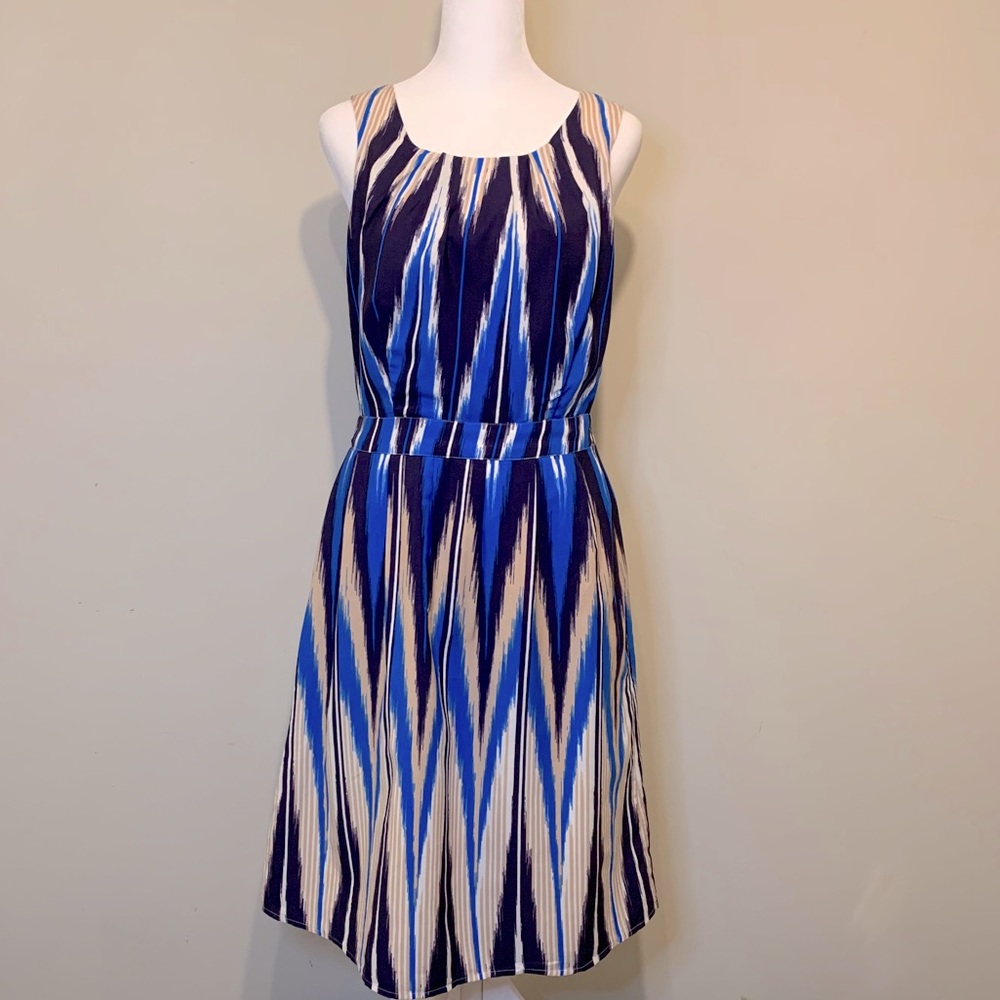 Banana Republic chevron sheath dress